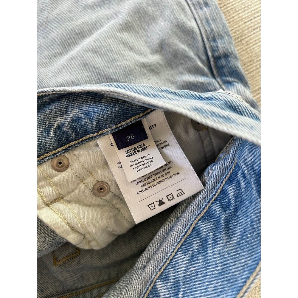 Citizens of Humanity Dahlia Bow Leg Size 26 Light Wash Jeans Cropped - Picture 7 of 10